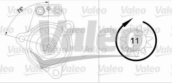 Valeo 455524 - Motorino d'avviamento autozon.pro