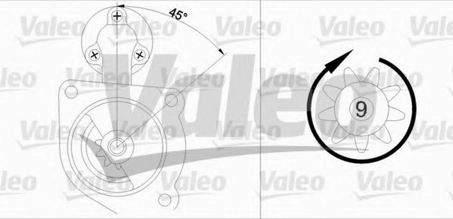 Valeo 455521 - Motorino d'avviamento autozon.pro