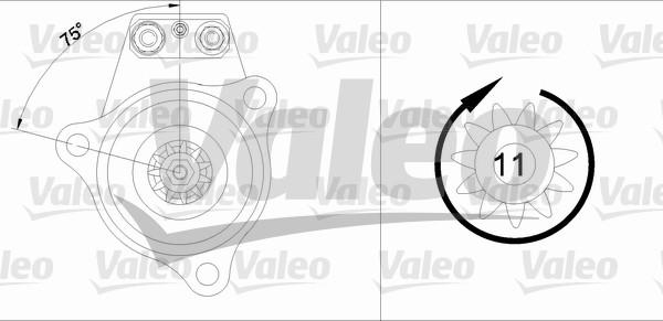 Valeo 455523 - Motorino d'avviamento autozon.pro