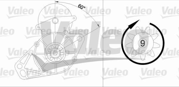 Valeo 455579 - Motorino d'avviamento autozon.pro