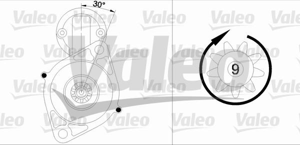 Valeo 455574 - Motorino d'avviamento autozon.pro