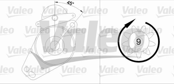 Valeo 455576 - Motorino d'avviamento autozon.pro