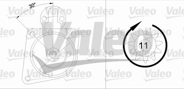 Valeo 455571 - Motorino d'avviamento autozon.pro