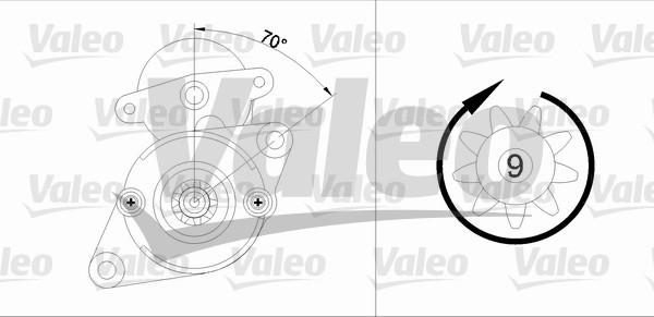 Valeo 455578 - Motorino d'avviamento autozon.pro