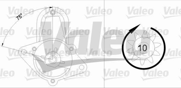 Valeo 455699 - Motorino d'avviamento autozon.pro