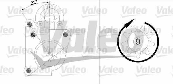 Valeo 455690 - Motorino d'avviamento autozon.pro