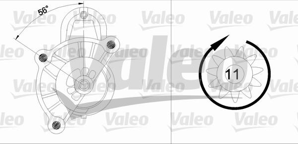 Valeo 455691 - Motorino d'avviamento autozon.pro