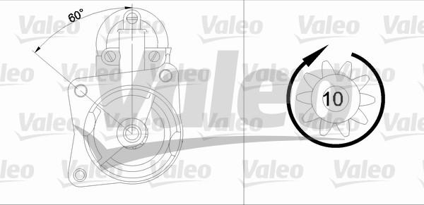 Valeo 455661 - Motorino d'avviamento autozon.pro