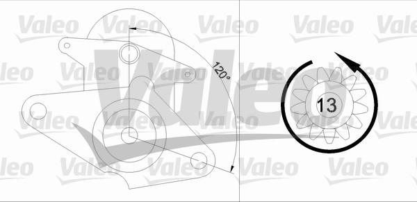 Valeo 455604 - Motorino d'avviamento autozon.pro