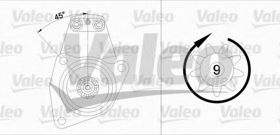 Valeo 455615 - Motorino d'avviamento autozon.pro