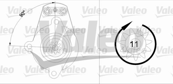 Valeo 455616 - Motorino d'avviamento autozon.pro