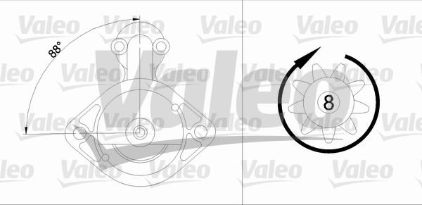 Valeo 455613 - Motorino d'avviamento autozon.pro