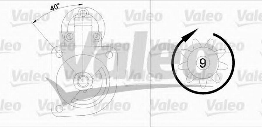 Valeo 455617 - Motorino d'avviamento autozon.pro