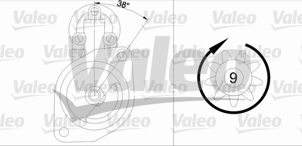 Valeo 455686 - Motorino d'avviamento autozon.pro