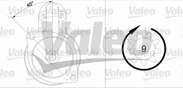 Valeo 455681 - Motorino d'avviamento autozon.pro