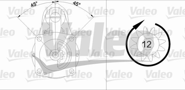 Valeo 455688 - Motorino d'avviamento autozon.pro