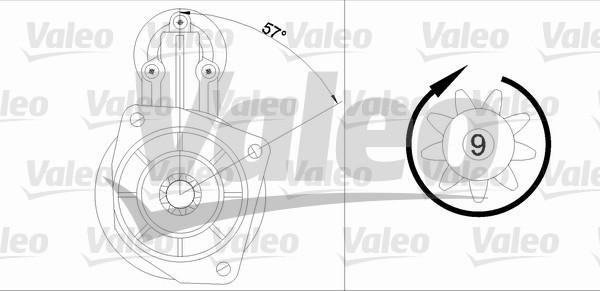 Valeo 455683 - Motorino d'avviamento autozon.pro