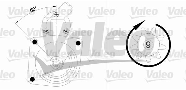 Valeo 455626 - Motorino d'avviamento autozon.pro