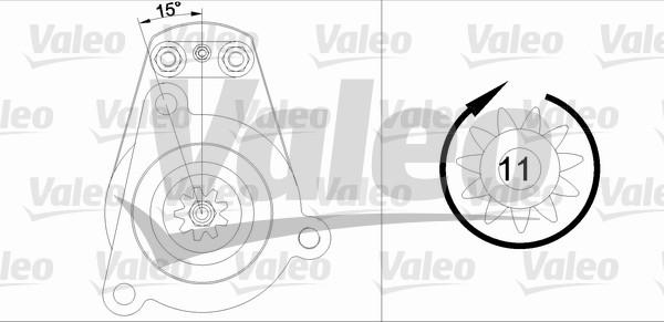 Valeo 455620 - Motorino d'avviamento autozon.pro