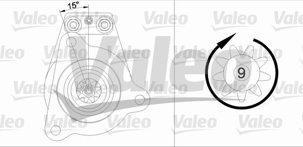 Valeo 455623 - Motorino d'avviamento autozon.pro