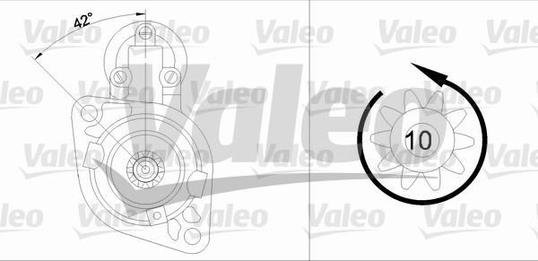 Valeo 455675 - Motorino d'avviamento autozon.pro