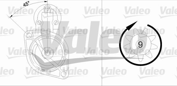 Valeo 455677 - Motorino d'avviamento autozon.pro