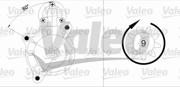 Valeo 455899 - Motorino d'avviamento autozon.pro