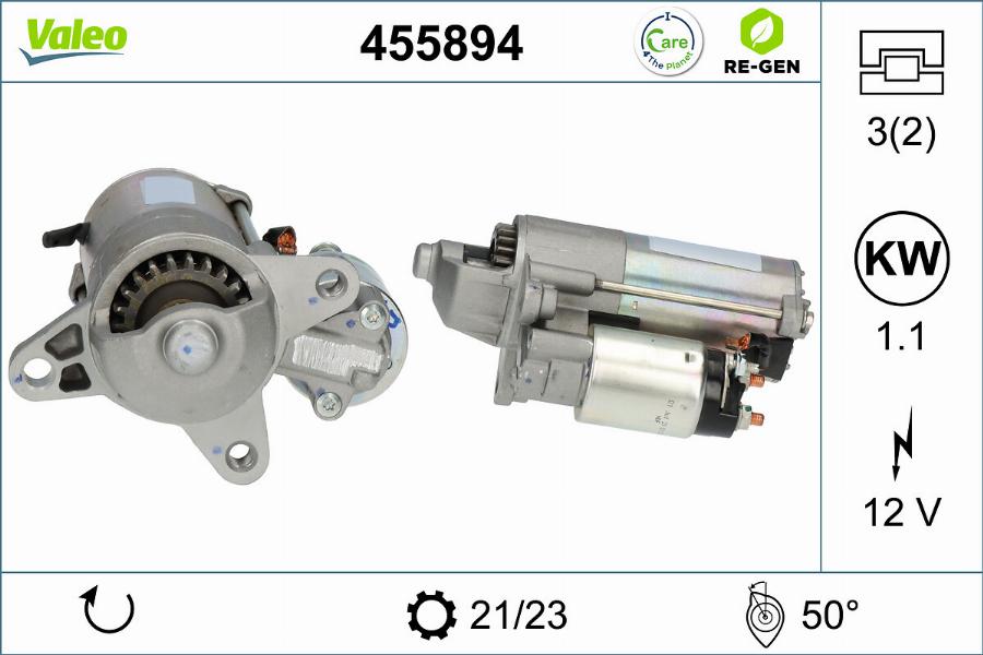 Valeo 455894 - Motorino d'avviamento autozon.pro