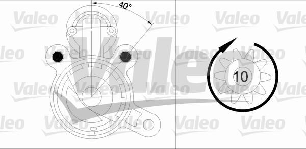 Valeo 455890 - Motorino d'avviamento autozon.pro