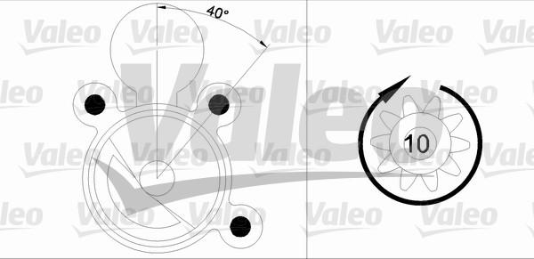 Valeo 455891 - Motorino d'avviamento autozon.pro