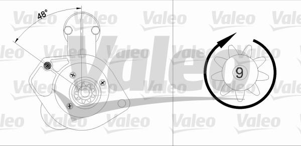 Valeo 455886 - Motorino d'avviamento autozon.pro