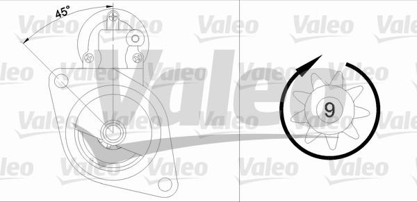 Valeo 455888 - Motorino d'avviamento autozon.pro