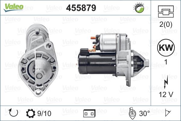 Valeo 455879 - Motorino d'avviamento autozon.pro