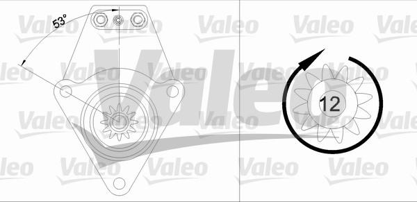 Valeo 455871 - Motorino d'avviamento autozon.pro