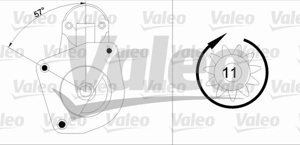 Valeo 455872 - Motorino d'avviamento autozon.pro