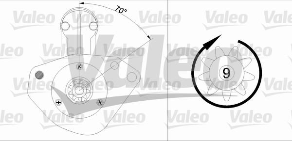 Valeo 455744 - Motorino d'avviamento autozon.pro