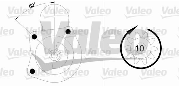 Valeo 455746 - Motorino d'avviamento autozon.pro