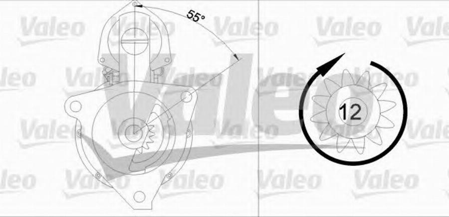 Valeo 455750 - Motorino d'avviamento autozon.pro