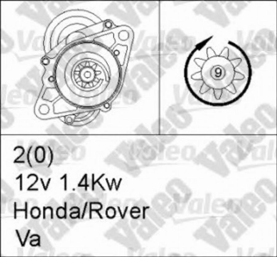 Valeo 455713 - Motorino d'avviamento autozon.pro