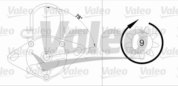 Valeo 455737 - Motorino d'avviamento autozon.pro