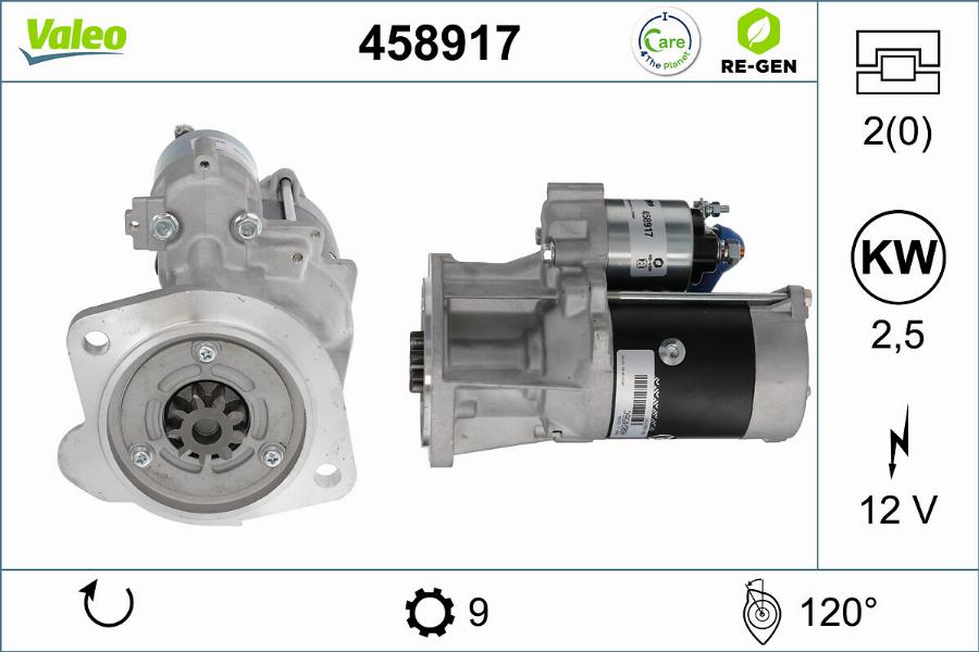 Valeo 458917 - Motorino d'avviamento autozon.pro