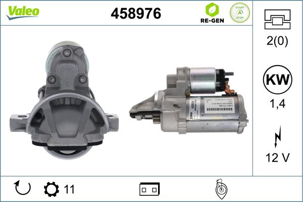 Valeo 458976 - Motorino d'avviamento autozon.pro