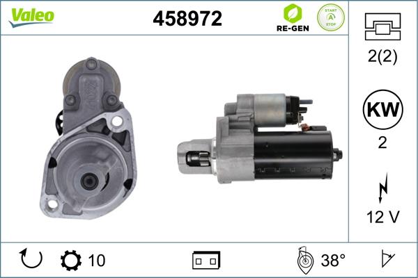 Valeo 458972 - Motorino d'avviamento autozon.pro