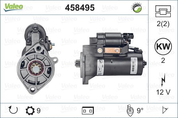 Valeo 458495 - Motorino d'avviamento autozon.pro