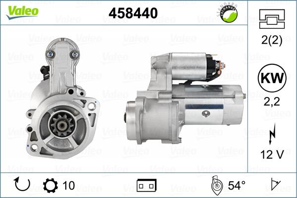 Valeo 458440 - Motorino d'avviamento autozon.pro