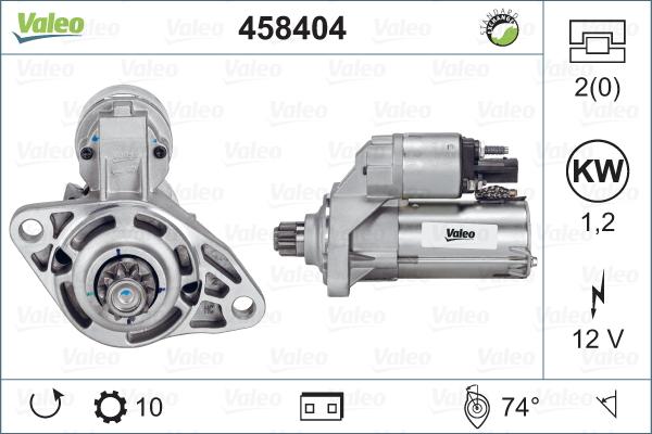 Valeo 458 404 - Motorino d'avviamento autozon.pro