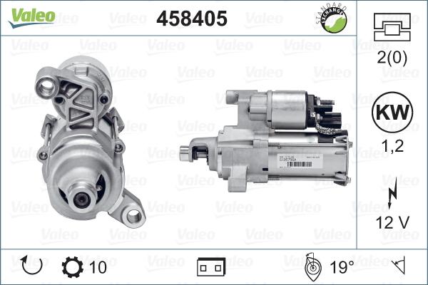 Valeo 458405 - Motorino d'avviamento autozon.pro