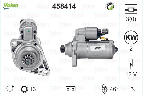 Valeo 458414 - Motorino d'avviamento autozon.pro