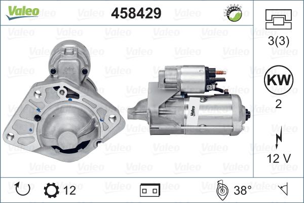 Valeo 458429 - Motorino d'avviamento autozon.pro