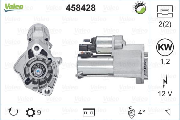 Valeo 458428 - Motorino d'avviamento autozon.pro